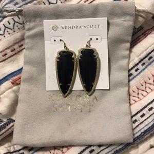 Kendra Scott Black and gold skylar